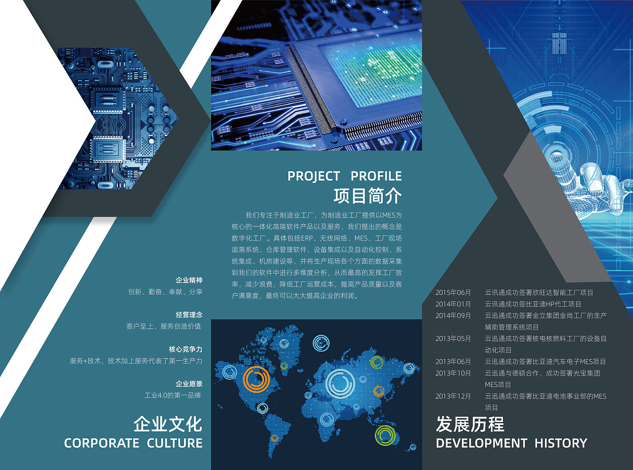 企業三折頁(285*210mm)|平面|宣傳物料|關于_ - 臨摹作品 